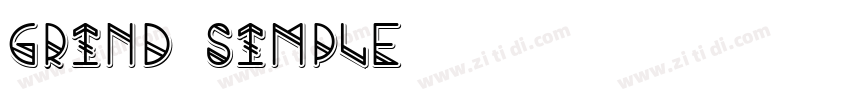 Grind Simple字体转换